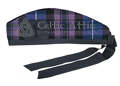 GLENGARRY Cap Pride Of Scotland Tartan Military Bonnet Glengarry Hat | Kilt Cap • $20