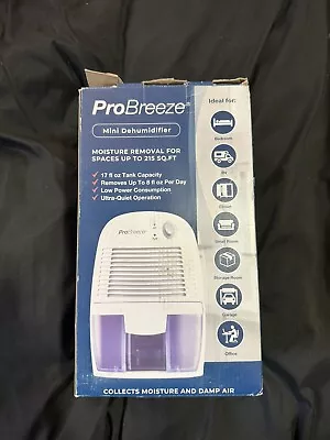 Pro Breeze Dehumidifier For 215 Sf Mini Portable 17 Oz Capacity RV Bedroom Bath • $28.49