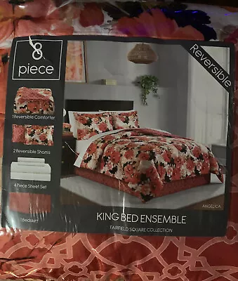 Fairfield Square Collection Angelica 8 Piece King Comforter Set - New In Package • $24.99