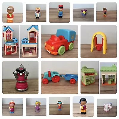 HAPPYLAND ELC TOY FIGURES *Multi Listings* People Animals Vehicles Etc • £2.95