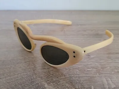 Vintage Cat Eye Ivory Sunglasses Made In France - RARE • $85
