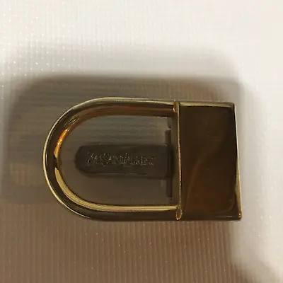 VTG Yves Saint Laurent Gold & Silver Tone Men’s Belt Buckle • $19.99