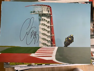 Cal Crutchlow Hand Signed Photo 12x18  Large Autograph B • £39.99