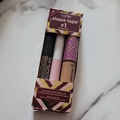 Tarte Shape Tape Best Sellers Set (Concealer+Mascara+Lip Balm) Tan Sand • $32.27