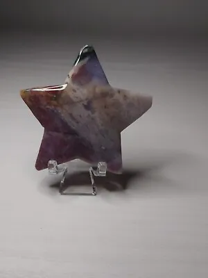 Ocean Jasper Star  Crystal With Stand  • £10