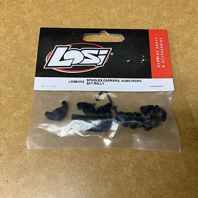 Team Losi (LOSB1742) Micro SCT/Rally Spindles/Carriers/Hubs (NIB) • $5.19