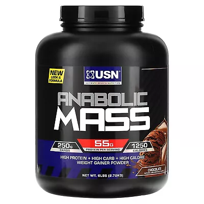 Anabolic Mass Chocolate 6 Lbs (2.72 Kg) • $48.61