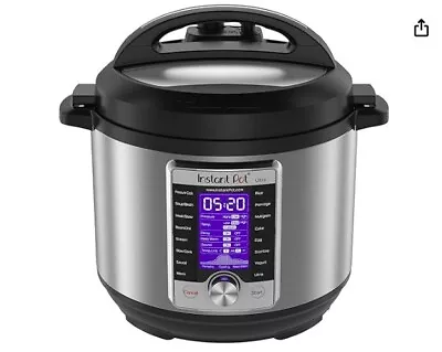 Instant Pot Ultra 60 Pressure Cooker Brushed Stainless Steel 6 Quart • $60