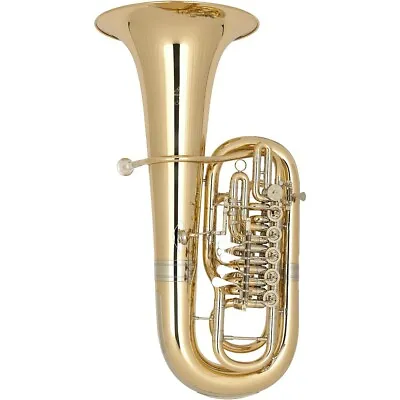 Miraphone 181 Belcanto Series 6-Valve 5/4 F Tuba Lacquer Yellow Brass Body • $12345