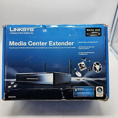 Linksys DMA2100 Digital HD Media Center Extender 1080p Video Streamer NOT TESTED • $49.95