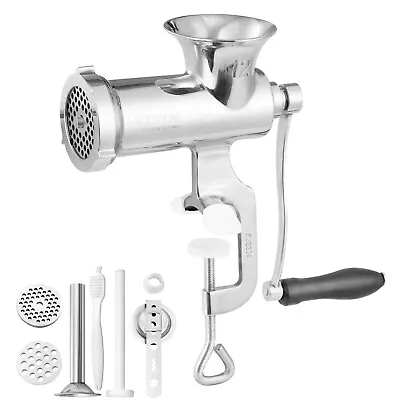 VEVOR Manual Meat Grinder 304 Stainless Steel Hand Grinder & Steel Table Clamp • $76.89