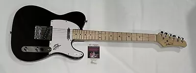 Gary Cherone Signed Black Electric Guitar Van Halen Extreme Jsa Coa • $499.99