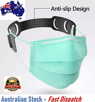 Face Mask Ear Hook Holder Strap With Adjustable Washable Ear Protector • $4.50