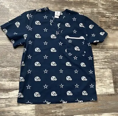 NFL Shop Dallas Cowboys Scrubs Shirt Sz Small • $14