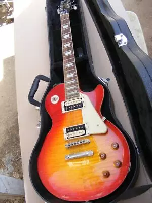 Used EPIPHONE LES PAUL Electric Guitar Traditional PRO-III Plus & Hard Case • $400