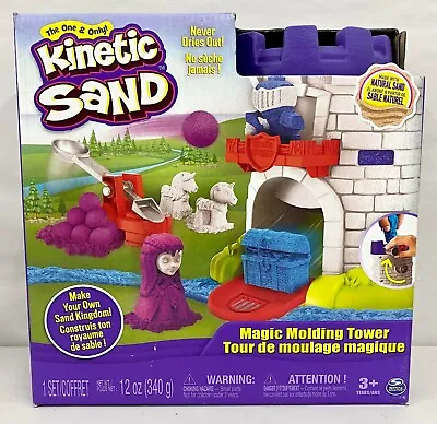 NEW Kinetic Sand Magic Molding Tower Kingdom Castle Playset - 3 Colors Included • $38.95