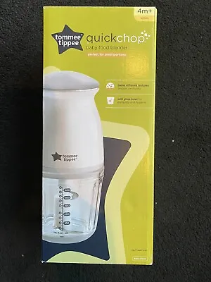 Tommee Tippee Quick-Chop Mini Baby Food Blender And Chopper • £18