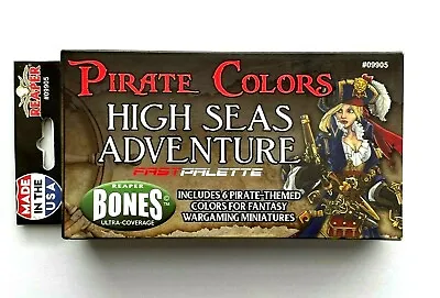 Reaper Miniatures High Seas Adventure Fast Palette Set Of 6 Master Series Paints • $21.99