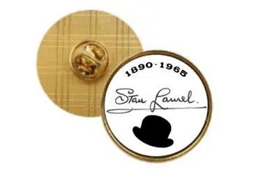 Stan Laurel Signed Commemorative Badge Laurel & Hardy • £6.99