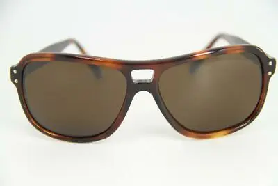 Vuarnet Vintage 003 Acetate Dark Tobacco Brown Sunglasses Mineral Brown Lens • $111.20