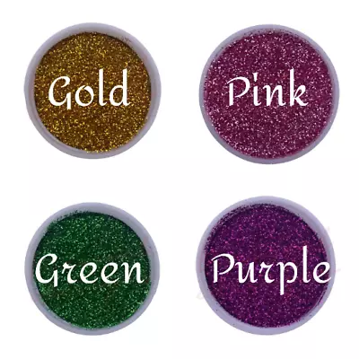 Premium Quality Fine Craft Glitter Iridescent Nail Art Floristry Dust Kids Craft • £1.79