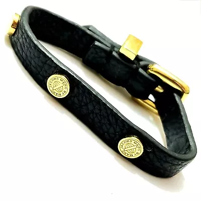 Authentic MARC JACOBS BLACK LEATHER BRACELET  • $20