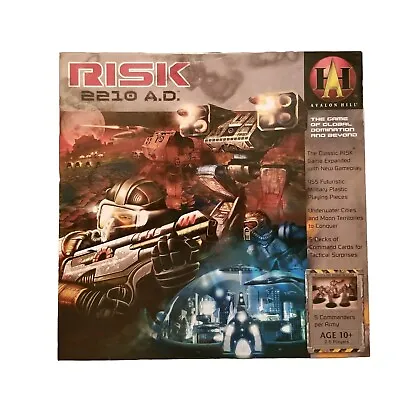 Risk 2210 AD Board Game Avalon Hill Complete Future Stategy Very Good Condition • $29.99