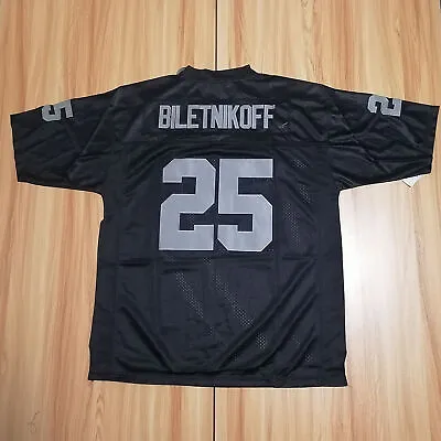 $29.99 • Buy Black Retro American Football Jersey 25# Fred Biletnikoff Jersey Custom Stitched