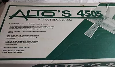 ALTO'S Mat Cutting System 4505 ~ 36  Cutting Guide ~  Brass Plated ~ Made In USA • $30