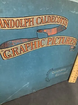 * Ltd Ed Randolph Caldecott’s Graphic Pictures Complete Edition 1891 3-in-1 Good • £35