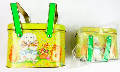 Vintage Easter Tin Basket Set Of 2 • $40