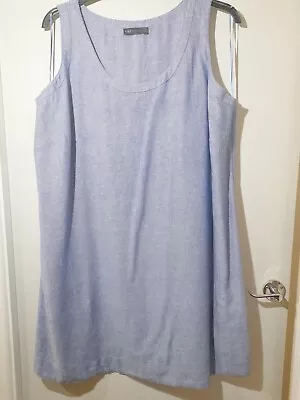 Womens Dress Size 22 M&S Collection Sleeveless Ladies Linen Mix Dress Size 22 • £6