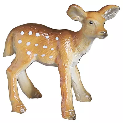 Cake Figurine  Deer Lawn Ornaments Gold Reindeer Figurine Reindeer Decor • $8.73