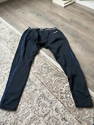 Under Armour Fitted Mens Pants/leggings Base 3.0 Style Black Size M • $11.99