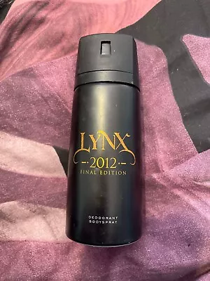 £6.50 • Buy Vintage Lynx Axe - 2012 Square Top Can Body Deodorant Spray SMALL AMOUNT LEFT