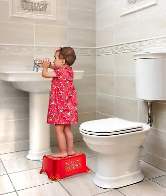 £9.99 • Buy Kids Children Step Stool Anti Slip Grip Toilet Potty Training For Bathroom Kitch
