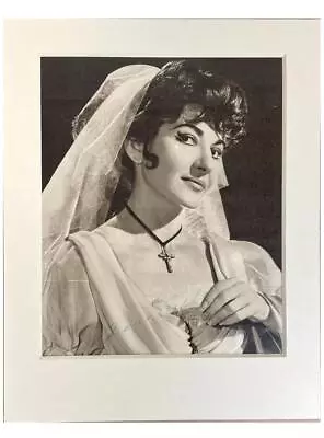 Callas Maria. (1923–1977): Large Signed  Tosca  Photograph • $1200