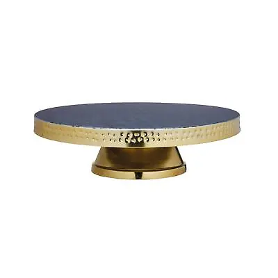 KitchenCraft Artesá Galvanised Blue/Brass Serving Stand • £26.49