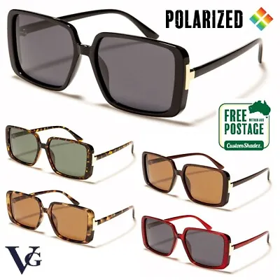 $14.95 • Buy Polarised Sunglasses VG Women's - Square Vintage Designer Frame - Polarized Lens