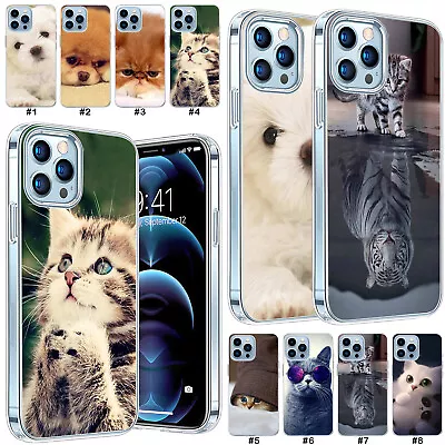 Phone Case For Apple IPhone 14 Plus 13 12 Pro 11 Hot Animal Silicone Clear Cover • £5.15