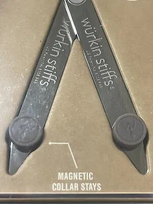Wurkin Stiffs 2.5 Inch Power Stays Magnetic Collar Stays New In Box. • $18.99