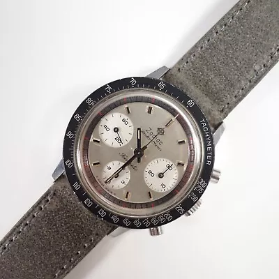 Vintage Zodiac Watch Chronograph Valjoux 72 Perfect Work Movement • $6980