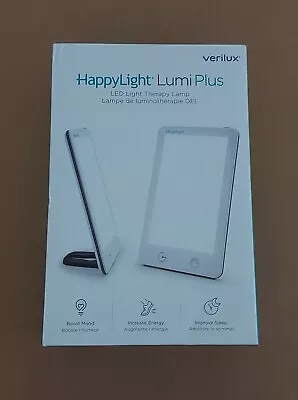 HappyLight Luxe LED Bright White Light Therapy Lamp White - Verilux New Open Box • $44.99