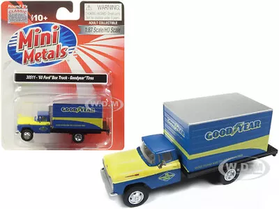 1960 Ford Box Truck  Goodyear  Blue 1/87 (ho) Model By Classic Metal Works 30511 • $17.95