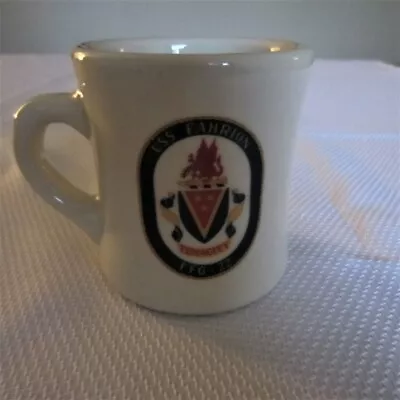 Vintage Off White VICTOR USS Fahrion FFG - 22 Heavy Diner Restaurant Mug  • $15.99