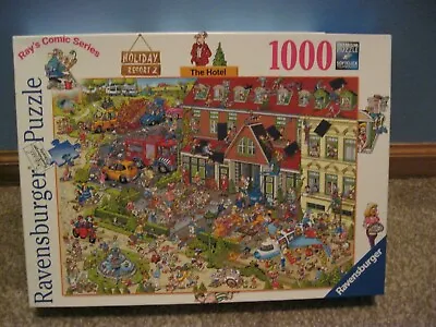 Ravensburger 1000 Piece Puzzle Rays Comic Series Holiday Resort 2 The Hotel Rare • $35