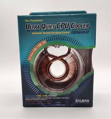 ZALMAN CNPS9500AT Ultra Quiet CPU Cooler - NEW In The BOX • $48