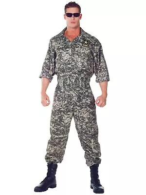 US Army Jumpsuit Soldier Military Uniform Navy Combat Men Costume Plus 2XL • £47.08