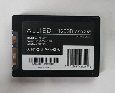 $8.50 • Buy Allied 128GB 2.5  SSD SATA III 6Gbps