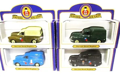 £10 • Buy Oxford Diecast 1/43 X FOUR Morris Minor Vans  REMEMBRANCE COLLECTION  Different!